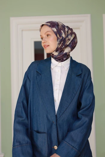 Moda Mevsimi İpekhan Holiday Collection Soft Pamuk Eşarp 1229-08 Mürdüm